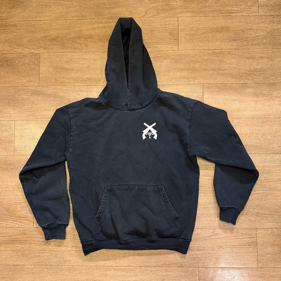 Warren Lotas Hoody Sample Black Indian Territory Size L - Picture 3 of 3